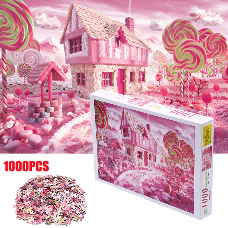 1000 Pieces Paper Flat Puzzle Starry Sky View Meritocratic Animation Puzzle