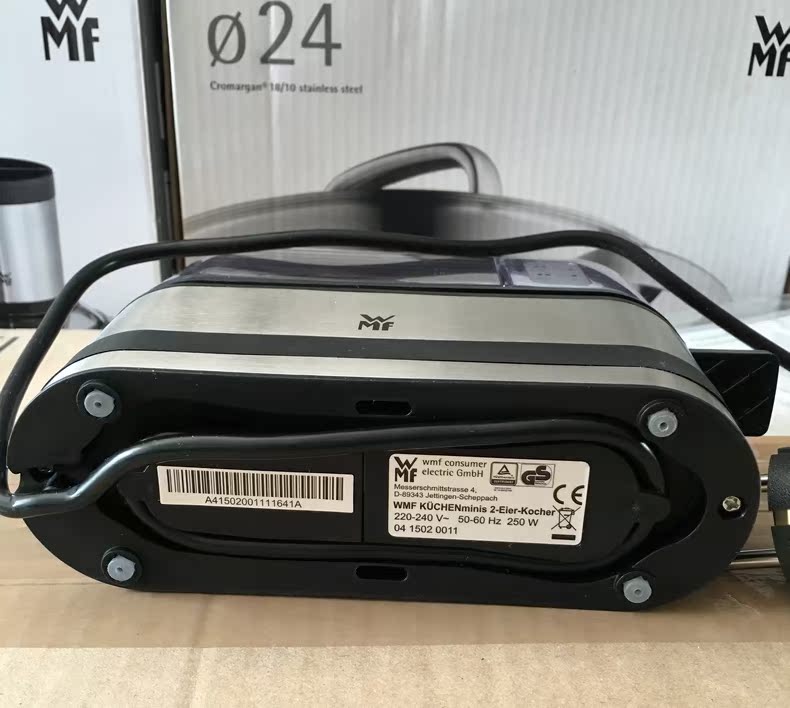 Đức nhập khẩu chính hãng WMF Futeng Bao mini mini trứng luộc trứng 1-2 - Nồi trứng bếp điện lẩu nướng 2 ngăn mini