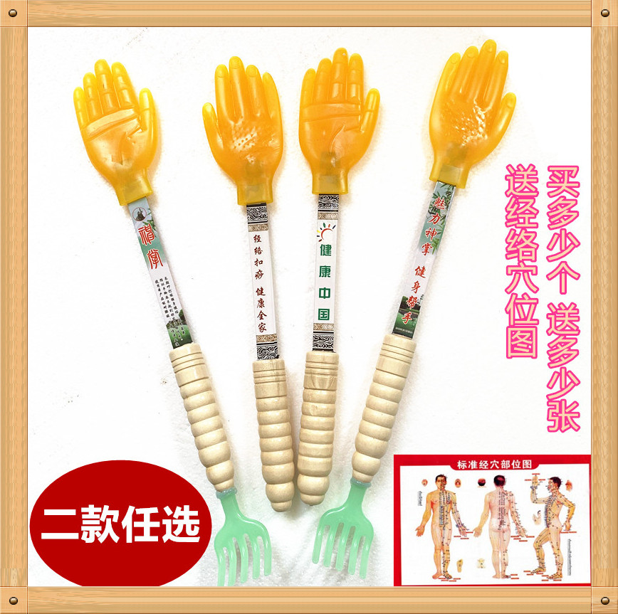 Meridian clapper health slap stick whole body home silicone slap board health slap sand beat hammer massage knock back hammer