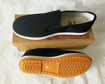 Military 35 factory mens black cloth shoes set foot Home Leisure lazy cloth shoes breathable waterproof beef tendon driving