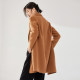 100% wool mid-length double-sided cashmere coat