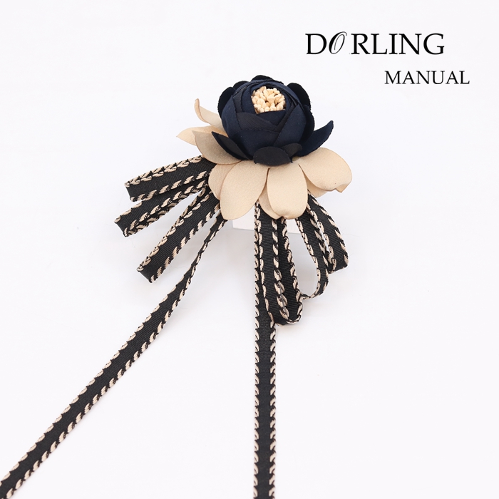 Broche Lovers en ruban - Ref 1173748 Image 13