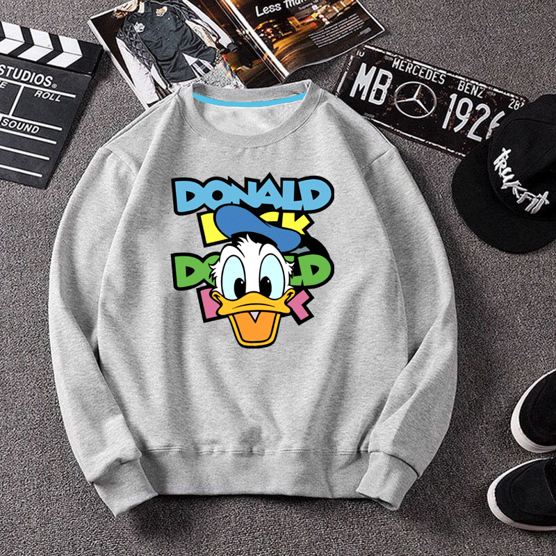 Donald Duck vòng cổ bảo vệ phiên bản Hàn Quốc của phim hoạt hình dễ thương Chuột Mickey nam và nữ vài top Mickey sinh viên ins siêu lửa.