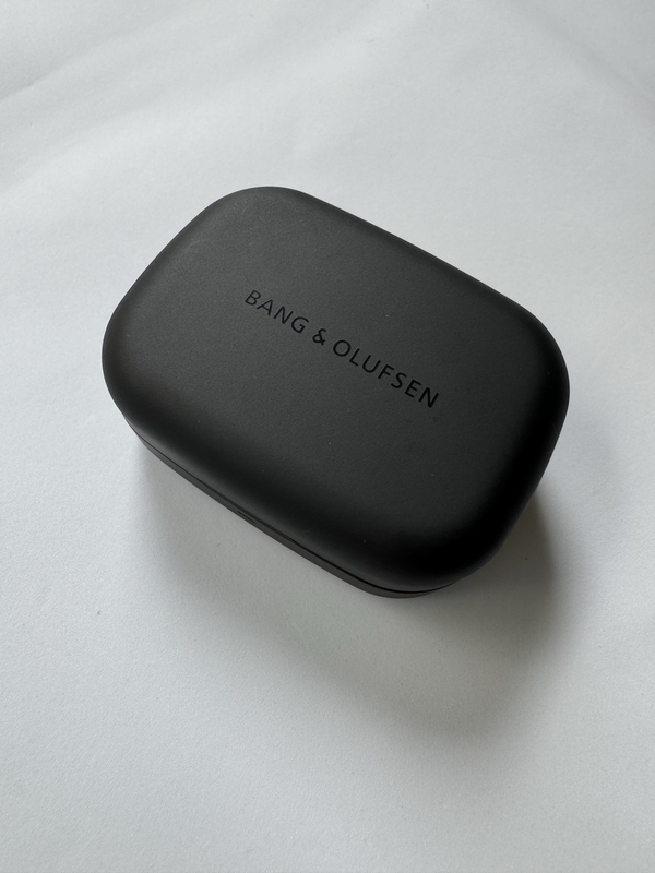 B&O Beoplay Ex True Wireless Bluetooth Active Noise-Canceling Headphones Charging Case Charging Compartment