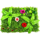 Simulated lawn green plant wall outdoor door background flower wall plant wall decoration balcony indoor plastic fake flowers and grass