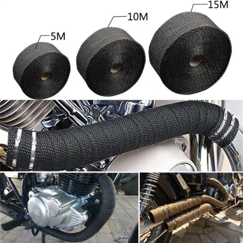 Motorcycle and Car Exhaust Pipe Anti-Scalding Cloth, Heat-Insulating Banana Tape, Silencer Cotton, Fire-Resistant, High-Temperature Resistant, Anti-Scalding Motorcycle and Car Exhaust Pipe Anti-Scalding Cloth, Heat-Insulating Banana Tape, Silencer Cotton, Fire-Resistant, High-Temperature Resistant, Anti-Scalding