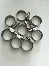 German all stainless steel fastener hoop throat water 0 band hoop 8-water pipe clip 9 wide 12 wide hoop