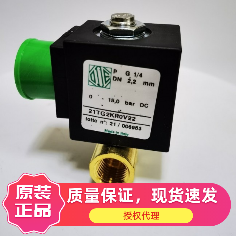 意大利原装ODE黄铜电磁阀 适用蒸汽介质的21TG2KR0V22与21TG2KR0V28型号