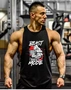 Mới tập thể hình vest thể thao nam nhanh khô cotton loại cơ bắp thể thao vest nam vest vest mồ hôi áo 3 lỗ nam rộng nách