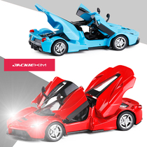 Jiaye 1:32 sports car alloy car model door opening back force sound and light car model childrens toy car