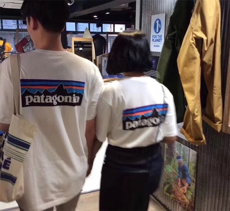 PATAGONIA Patagonia outdoor climbing pure cotton short sleeves everyday commute minimalist day style casual T-shirt