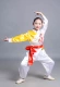 Trang phục võ thuật cho trẻ em, quần áo biểu diễn, quần áo tập thể dục, áo dài tay mùa thu đông, thi Taiji Kungfu, luyện võ