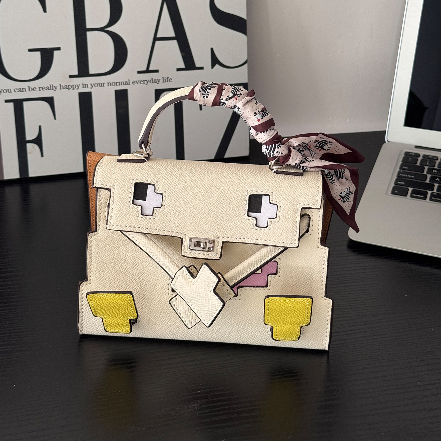 Mosaic Doll Bag Smiley Face Women's Handbag 2026 New Design Mini Small Bag Single Shoulder Crossbody Bag