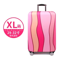 Сгущенная/розовая гофрированная [xl] 29-32-дюймовая крышка коробки