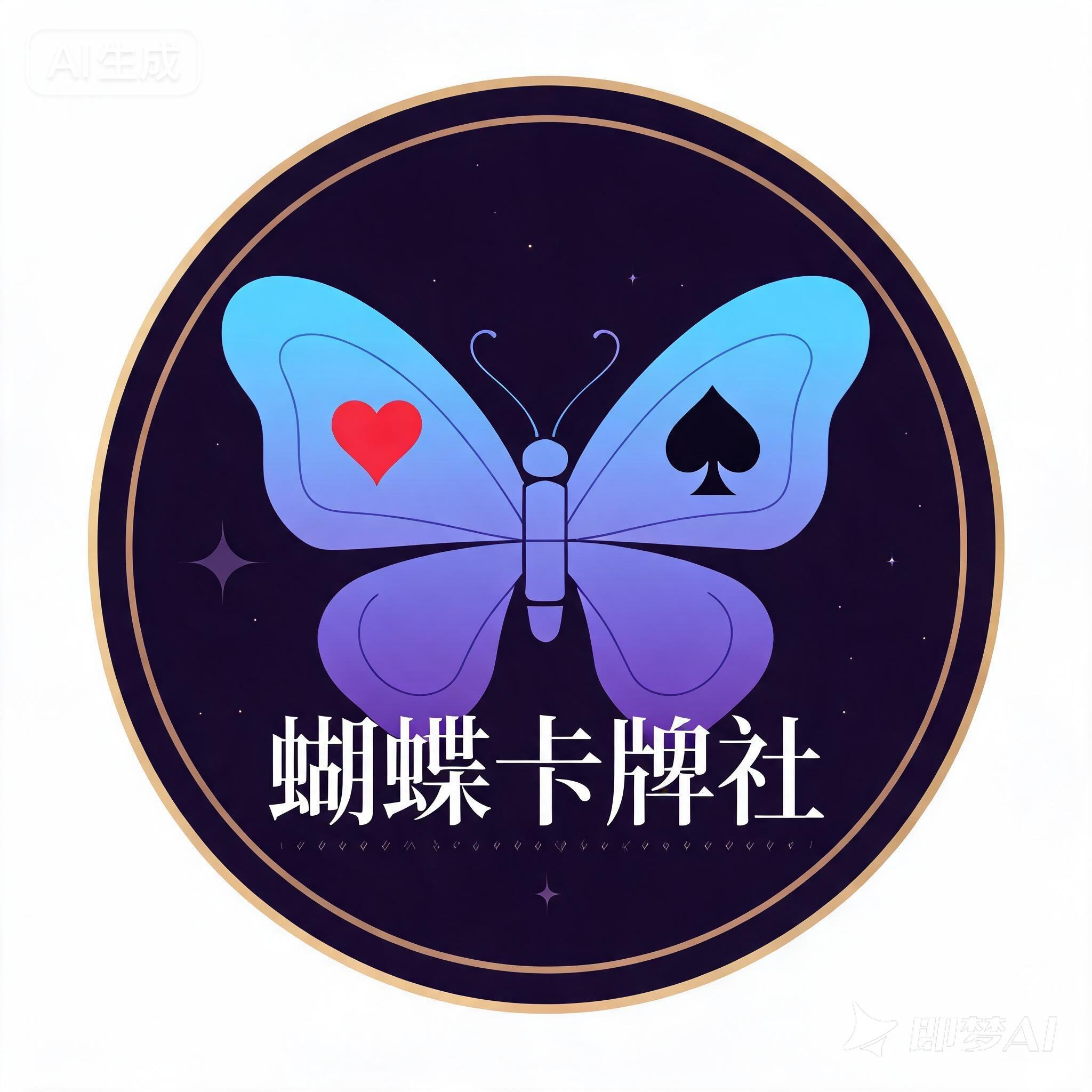 蝴蝶卡牌社的LOGO