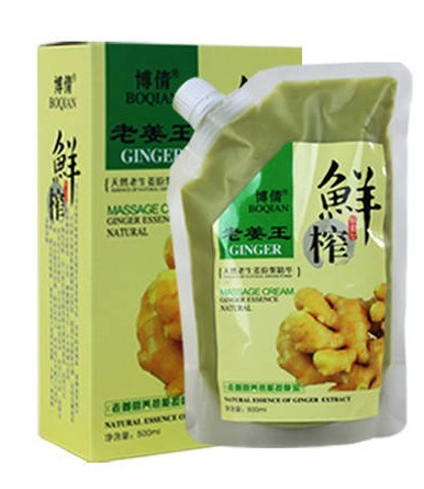 博倩老姜王鲜榨姜泥热能头皮按摩膏泥育500ml 头发滋养控油包邮