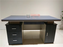 Yunnan Kunming office furniture thick panel desk computer desk 1.4 meters single desk staff desk staff desk