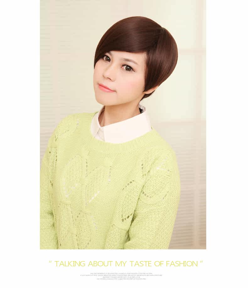 Perruque cheveux raides Court - Ref 2609293 Image 8