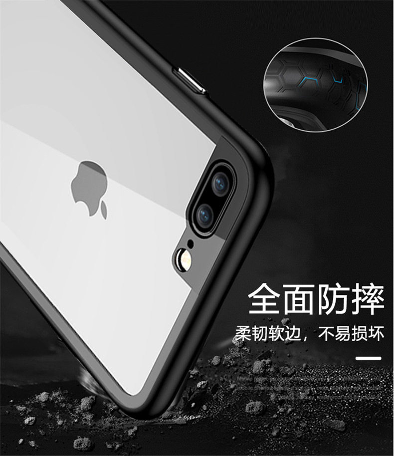 IPhone 6s/7/8/плюс x мягкий чехол для защитника стекла. 