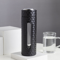 Nordic anti-burning anti-wrestling double insulation glass heat resistant and high temperature for men and women with cup gift