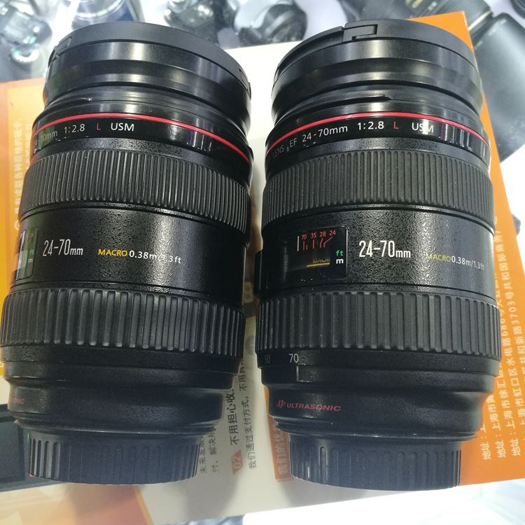 Canon 24-70 f / 2.8L F4 là thế hệ USM toàn khung hình tròn màu đỏ macro lớn ba nhân dân tệ mới