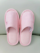 Spring and Autumn Women's Home Towel Cloth Sweat Absorbing Home Slippers Comfortable Women's Indoor Slippers