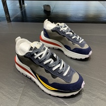 2022 Springtime Leisure 100 Hitch Fashion Mens Shoes Collage of the same Leather Face Thick Bottom Sports Old Daddy Shoes Favourites