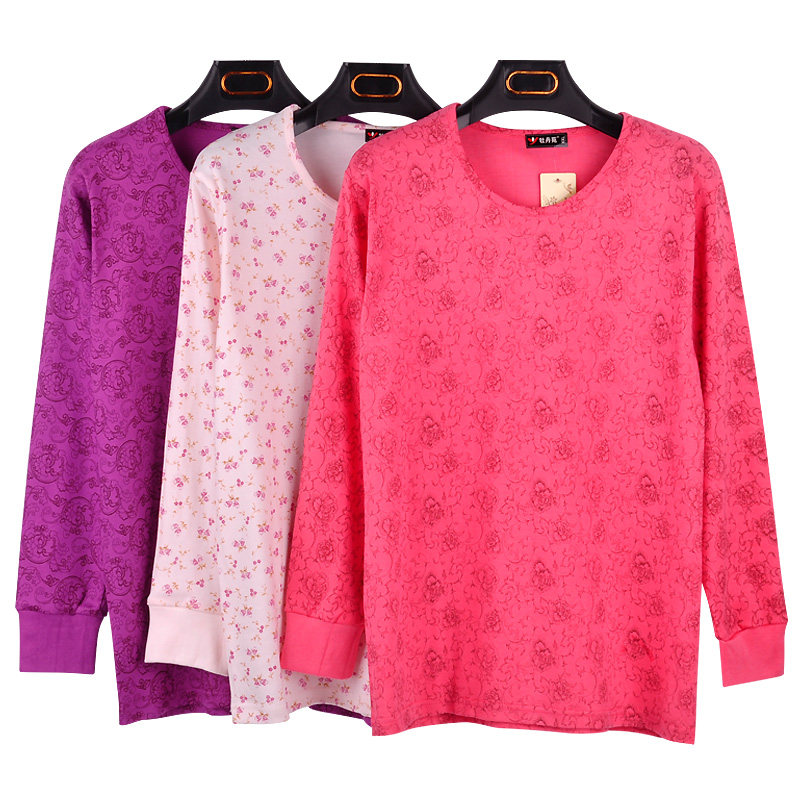 Middle and elderly female pure cotton single piece jacket half height collar middle collar bottom-shirt round collar autumn coat low collar shirt large size