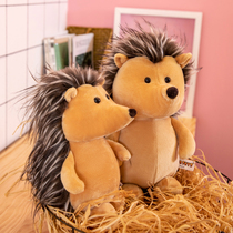 Simulation of hedgehog doll cute cartoon small animal plush toy doll to give children and girls gifts