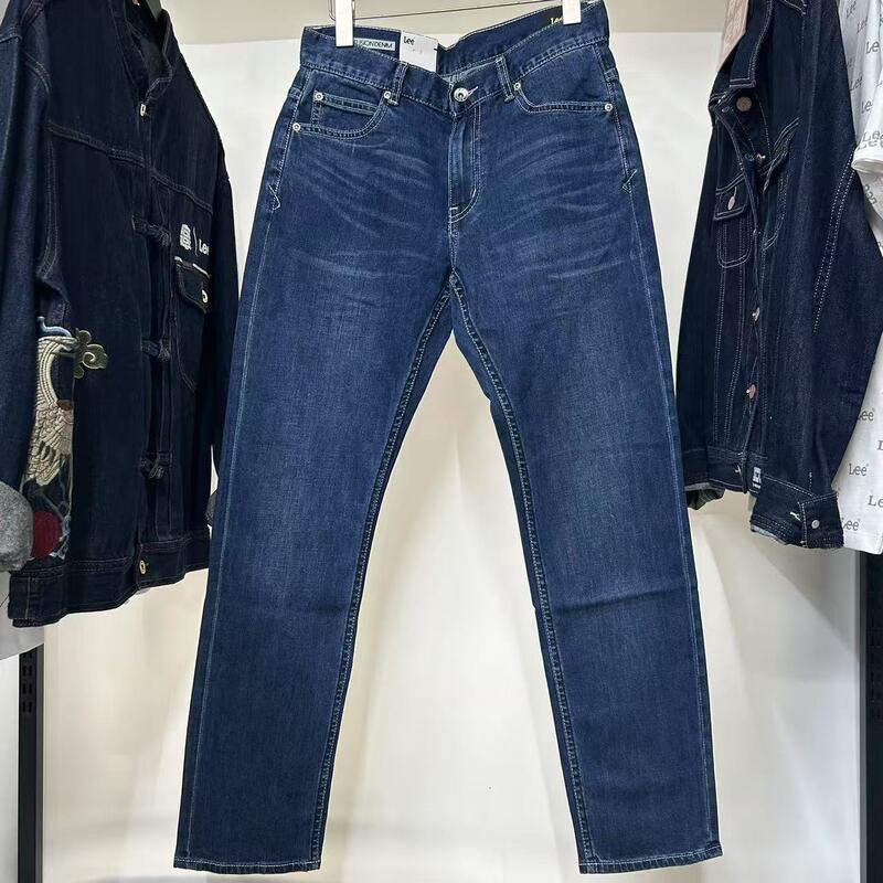 [Thin Style] Lee Men's Summer Cool Jeans Dark Blue Trendy Lmb100726P6600F-A00457