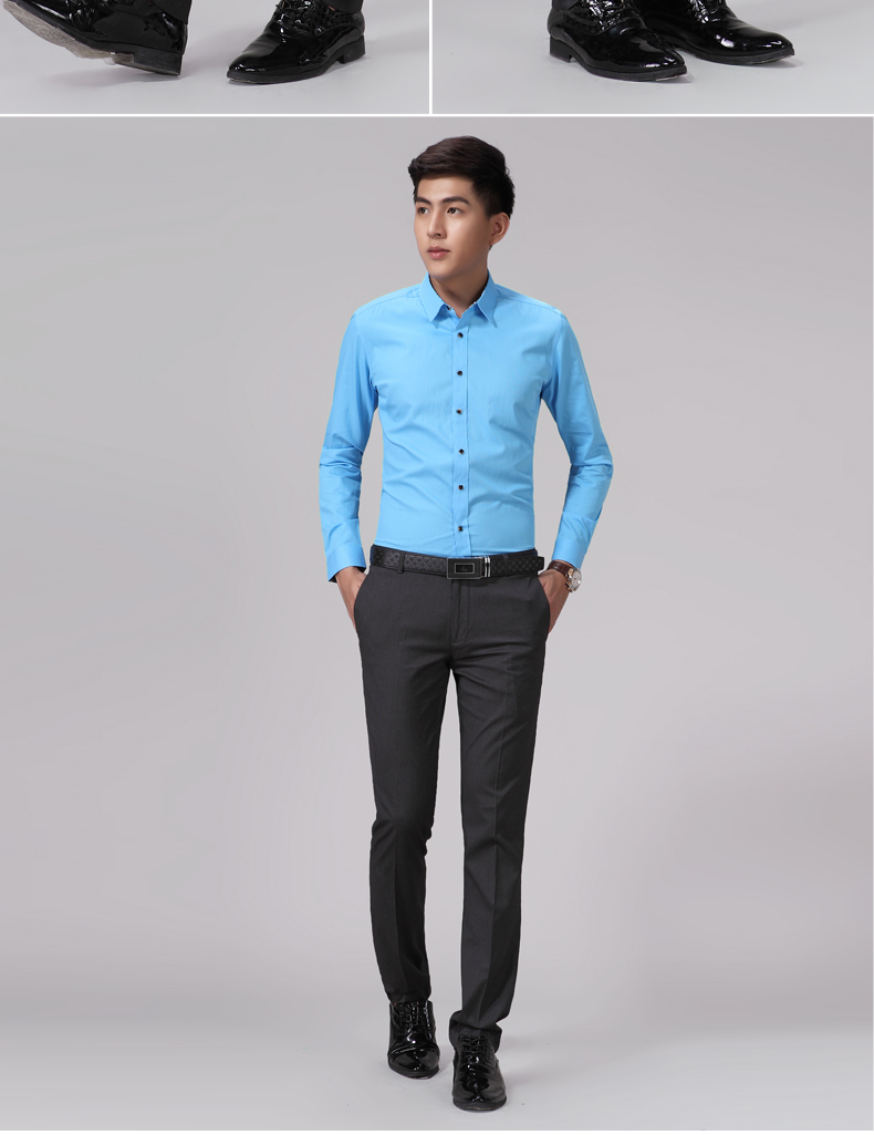 Mùa hè quần sọc nam phiên bản Hàn Quốc của Slim kinh doanh bình thường phù hợp với quần phù hợp với quần công sở chân quần thủy triều bộ suit nam