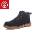 Giày nam 2018 mùa thu đen Anh Martin ủng rhubarb Giày nam dụng cụ tăng giày cao chelsea boot zara Giày ống