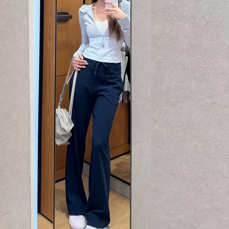 Grov Drawstring Wide-Leg Pants Are Love at First Sight! They Make Your Legs Look Longer and Straighter