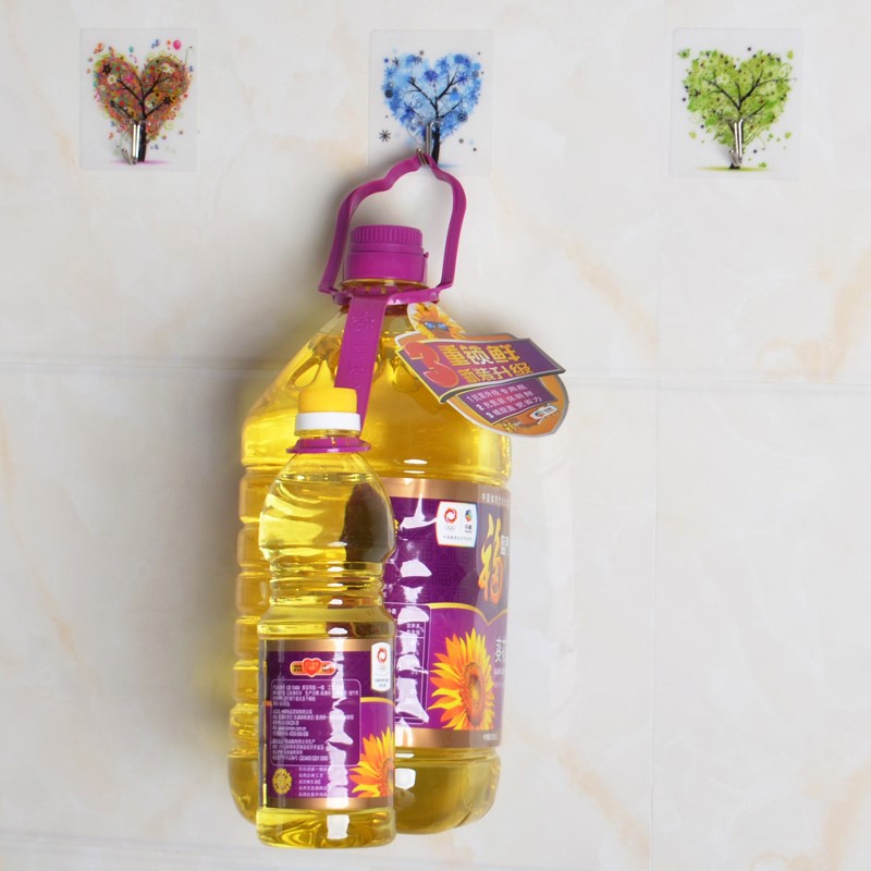 Kitchen bathroom hangers wall hook No trace nail paste door back hanging hook Sticky hook viscose strong load-bearing wall nail-free