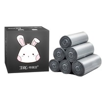 Teruijie garbage bags home thick kitchen medium and large disposable vest portable black plastic bag