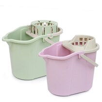 Mop bucket Squeeze bucket Shabu mop bucket Mop bucket Single bucket washing mop bucket Manual household pressure washing mop cleaning bucket