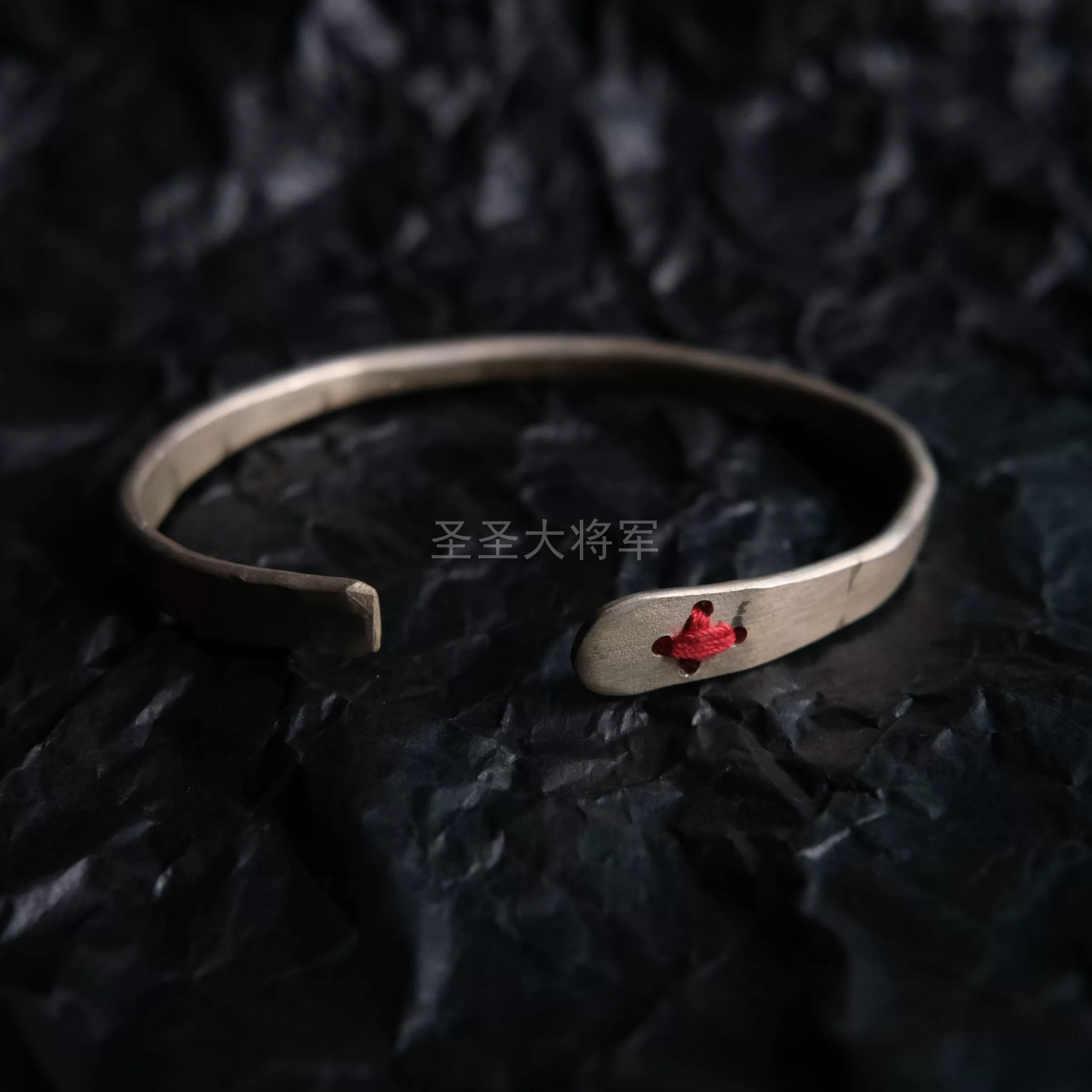 [Purchasing] M.A+ by Maurizio Amadei Classic Retro Red Line Cross Sterling Silver Bracelet