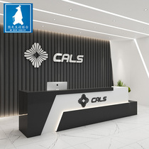 Company Reception Desk Reception Desk Brief Modern Hairdresse Clothing Store Cashiers Beauty House Educational Institution Desk Commercial