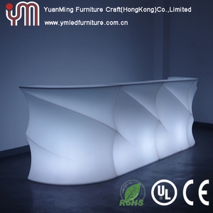 Awesome led luminous furniture cocktail bar table waterproof charging colorful RGB mobile outdoor bar tables and chairs