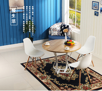  IKEA style coffee table Simple dining table round table white table national factory direct sales