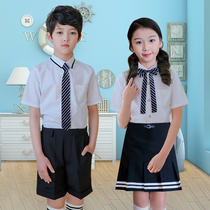  Childrens performance clothes Summer suit Kindergarten garden clothes Summer clothes Primary school school uniforms Mens and womens chorus performance clothing