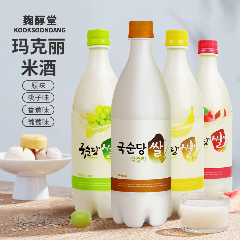 韩国进口麴醇堂米酒750ml