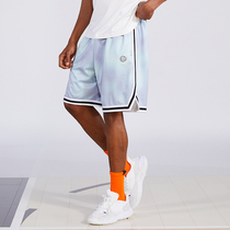 ZONeid 2021 Summer New Pint Dyeing Gradient Basketball Shorts Men Loose Breathable Speed Dry Sport 50% Jersey Pants