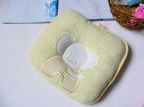   Elephant shaped pillow baby pillow anti-bias head baby cotton newborn baby small pillow to sleep
