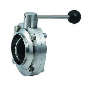 304 Sanitary Butterfly Valve 304 Welded Butterfly Valve Stainless Steel Butterfly Valve Threaded Butterfly Valve