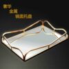 Glass tray cup tea tray wine glass storage tray