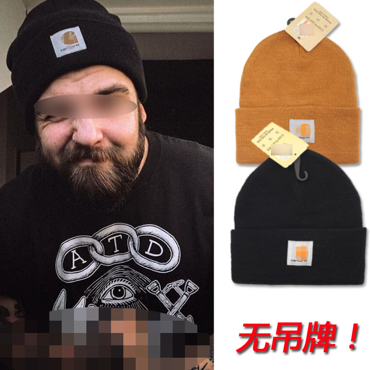 European and American inventory c * Brands Hart men and women General street Tide Cards Wool Knit 100 Warm Cold Caps 120 gr-Taobao