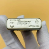 Оригинальная ветрозащитная креативная зажигалка на керосине, серебро 925 пробы