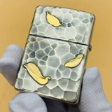 Оригинальная ветрозащитная креативная зажигалка на керосине, серебро 925 пробы