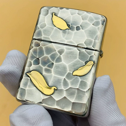 Оригинальная ветрозащитная креативная зажигалка на керосине, серебро 925 пробы